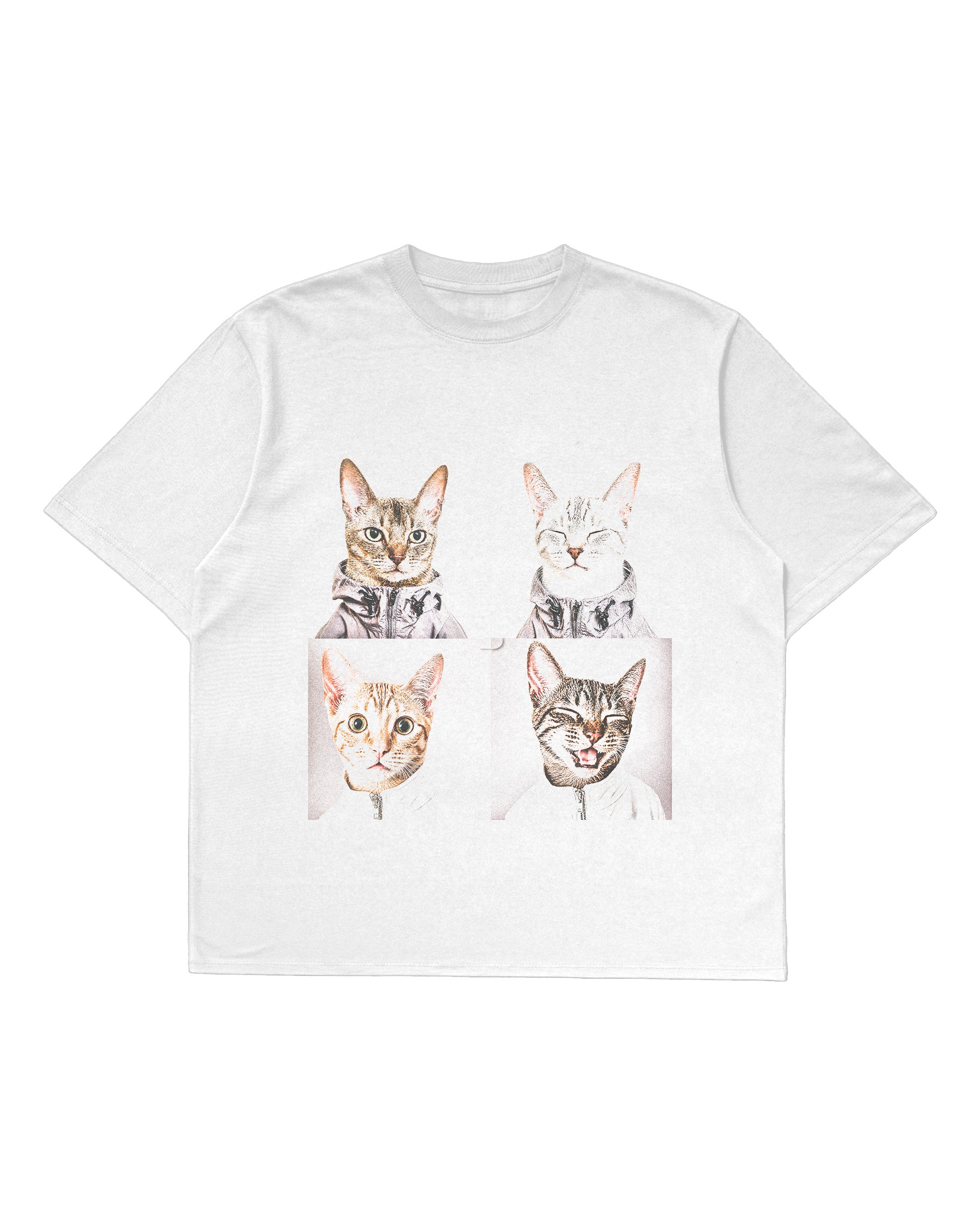 Playera Oversize "Gatriel y Gato Amoroso" FRE3 SPIRITS