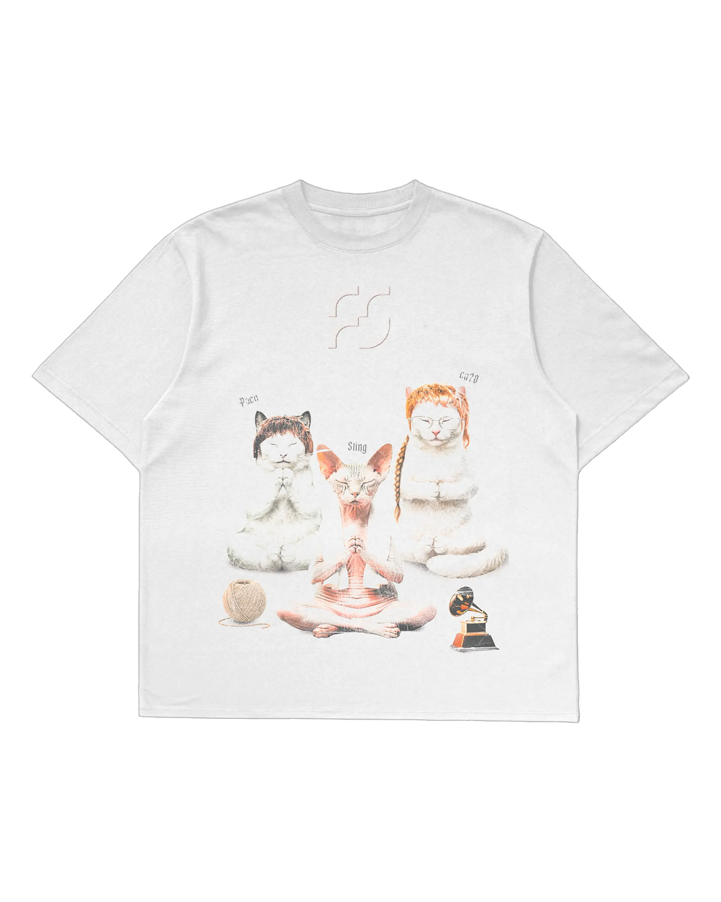 Playera Oversize "Gatriel y Gato Amoroso" FRE3 SPIRITS