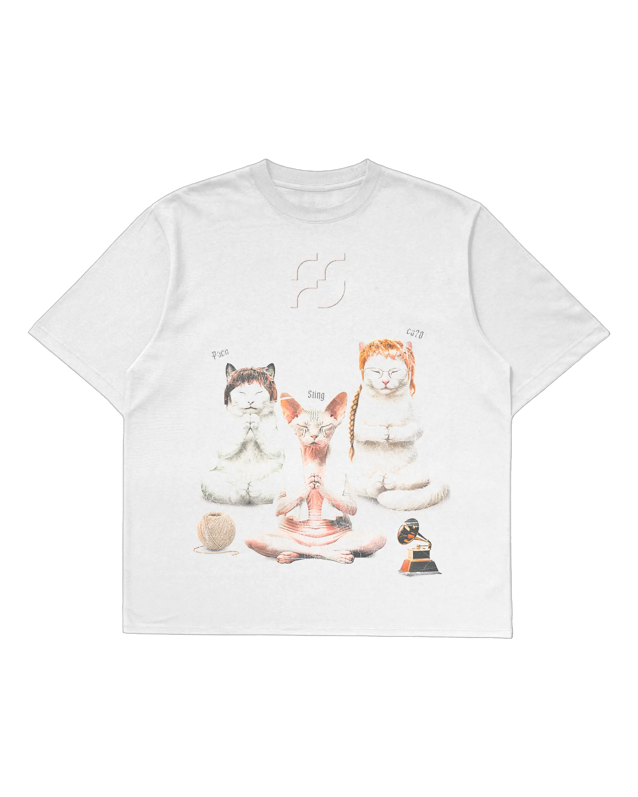 Playera Oversize "Gatriel y Gato Amoroso" FRE3 SPIRITS
